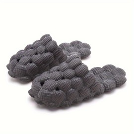 Bubble Slides For Women And Men, Spa Massage Non-slip Golf Ball Slippers, Funny Lychee Soft Beach Sandals