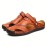 Men's Stitch Non-slip Sandals, Durable Quick Dry Closed Toe Beach Shoes, Spring And Summer