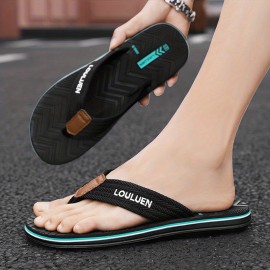 Men's Casual Strap Outdoor Slip On Flip Flops With Assorted Colors