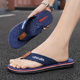 Men's Casual Strap Outdoor Slip On Flip Flops With Assorted Colors