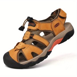 Men's Sandals, Durable Non Slip Outdoor Hiking Trekking Sandals, Comfy Beach Shoes, Spring And Summer